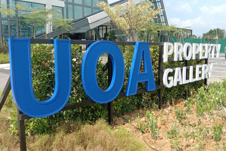 3D Box Up Signage - UOA Property Gallery