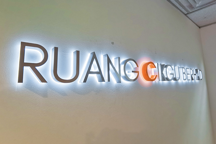 Ruang Cikgu Berhad Office 3D Box Up Signage