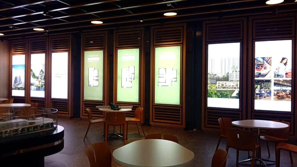 Lightbox Display Panel at Bamboo Hill